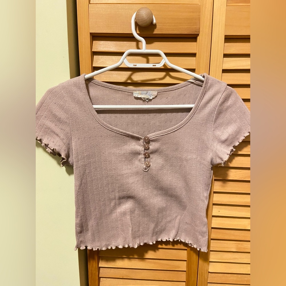 washed purple top